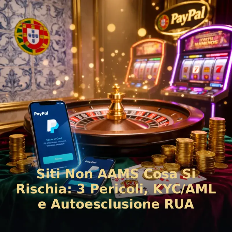 Siti Non AAMS Cosa Si Rischia: 3 Pericoli, KYC/AML e Autoesclusione RUA